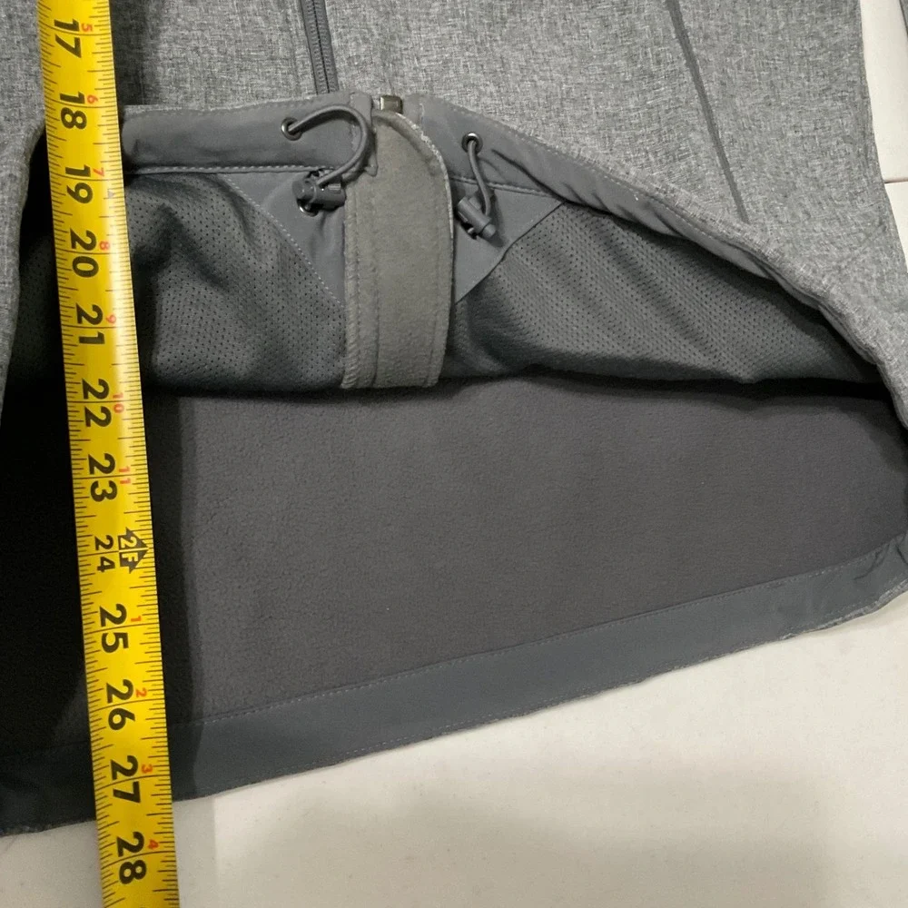 The North Face Apex windwall Softshell Jacket Mens Medium Grey Heather C757 T183
